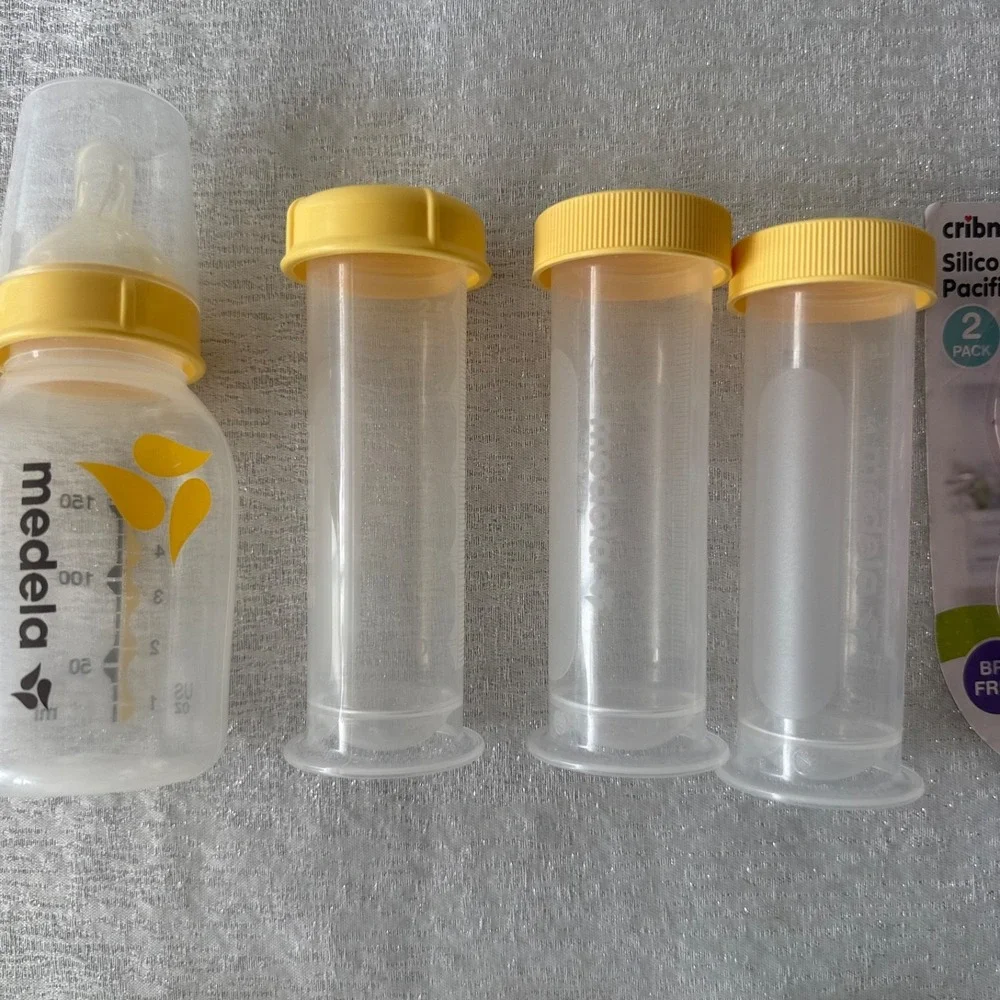 Bundle Baby Bottles Storage Bags Pacifiers Tommee Tippee Medela Starter Kit Lot